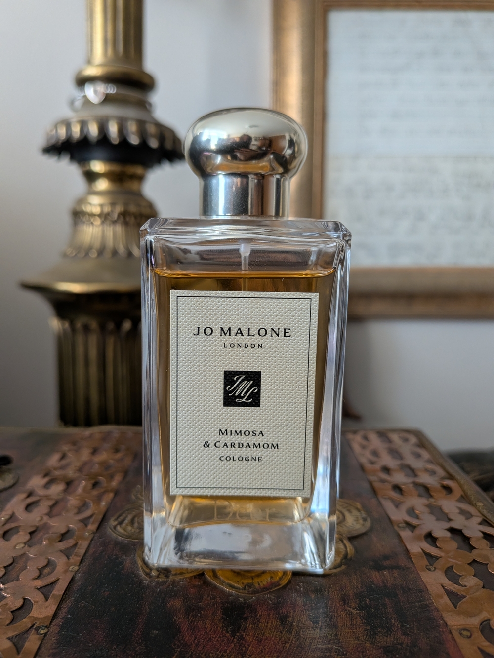Jo Malone Mimosa & Cardamom Cologne — Amber and Silver Accents